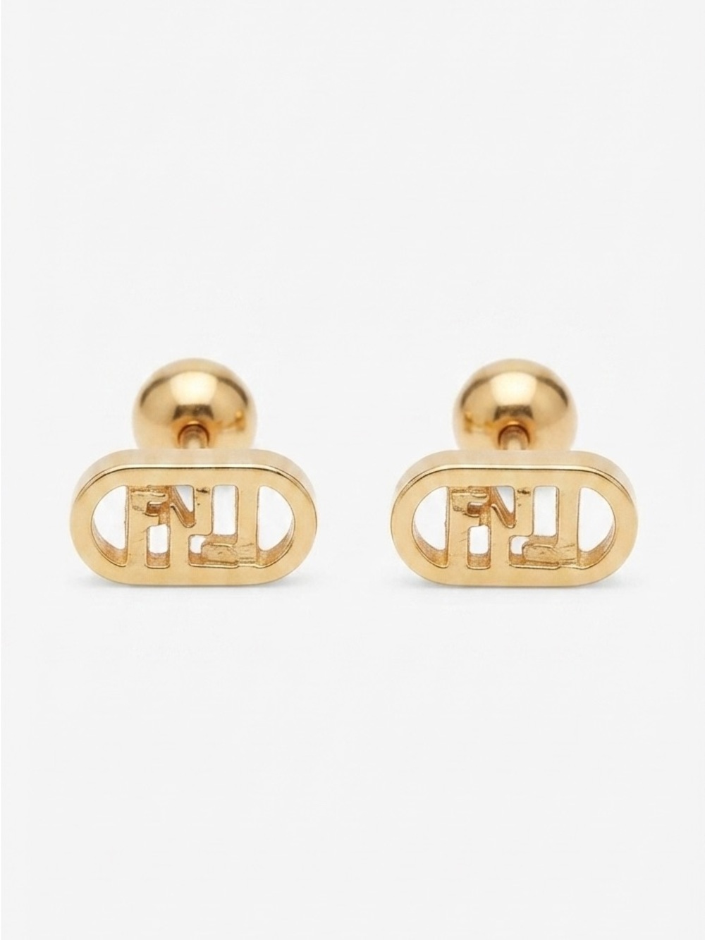 Gold Tone Stud Earrings